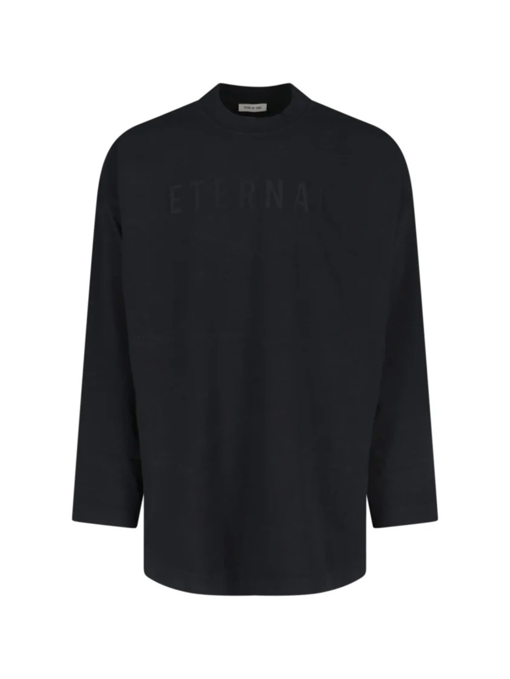 Fear of God Black 'Eternal' Tonal Long Sleeve Tee